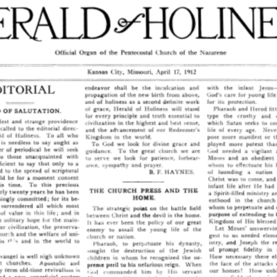 EL PERIÓDICO DE LA IGLESIA Y EL HOGAR